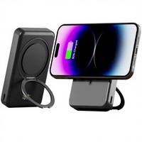 Banque d'alimentation portable d'urgence 10000mAh avec écran LED, batterie Li-polymère, charge rapide 15W, type-C, charge rapide, alliage d'aluminium, plastique