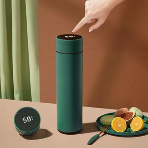 Thermos portable avec affichage de la température, en acier inoxydable 316, isolé sous vide, performance thermique de 6 à 12 heures, pour hommes et femmes - Product Image 1