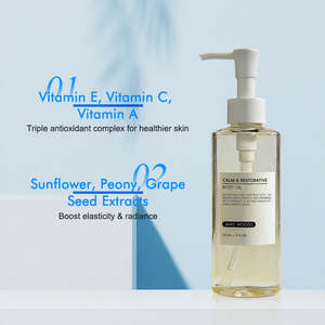 Huile corporelle hydratante et nourrissante infusée de vitamine E naturelle et de pivoine, anti-rides, pour la <span class=keywords><strong>prévention</strong></span> de la sécheresse et l'éclat de la peau - Product Image 5