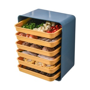 Multi Layer Food Storage Tray L Size Rectangular Kitchen Organization Rack For Food Preparation - Product Image 5