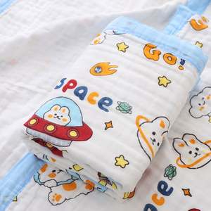 Tela de Muselina de Gasa de 6 Capas, Hilo Peinado, Patrón Tejido para Bebé, Trama Lisa para Ropa de Cama - Product Image 2