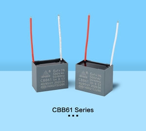 ตัวเก็บประจุซีรีส์สาย Cbb61 uF 250-500V 1-30uF ผลิตสำหรับพัดลมไฟฟ้า - Product Image 5