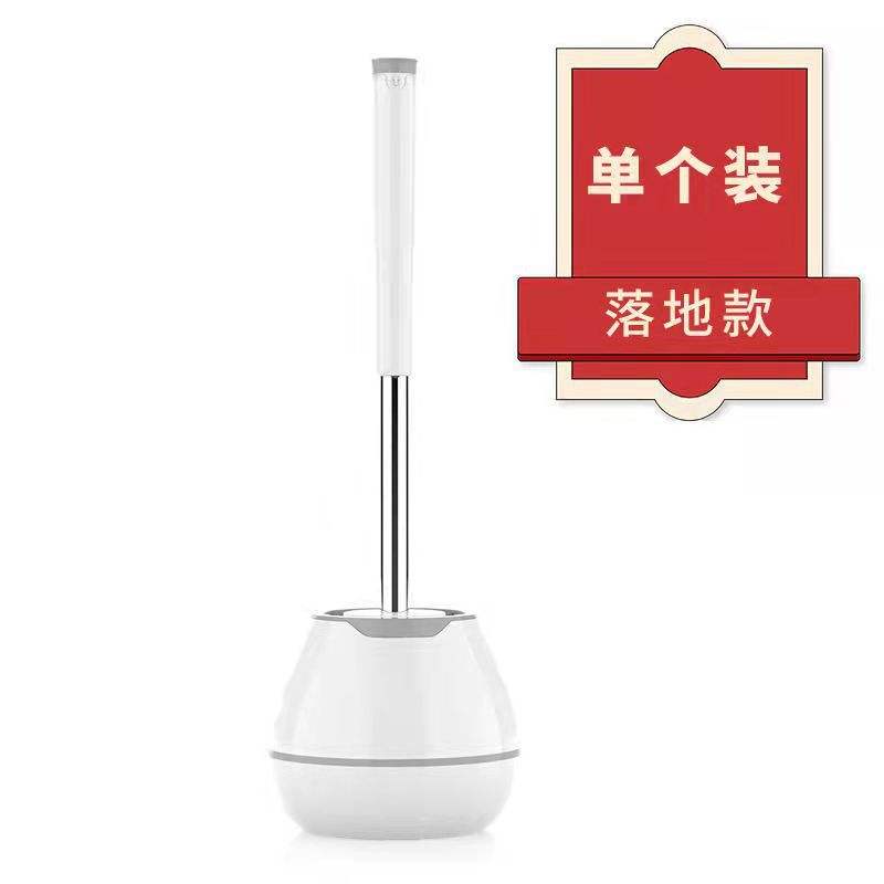 แปรงขัดห้องน้ำสีขาวแบบตั้งพื้น