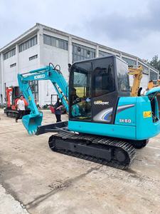 Miniexcavadora Kobelco SK60, maquinaria de construcción confiable con características de precio competitivo, engranajes de caja de cambios, componentes centrales PLC - Product Image 6