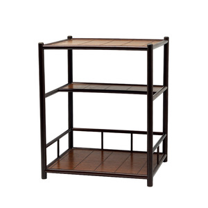 Plain-style tea stand, desktop antique display <b>shelf</b>, teapot <b>rack</b>, tea table Yixing teapot storage <b>rack</b>, retro tea room <b>shelf</b> - Product Image 5