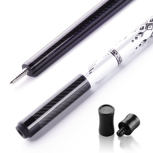 Queue de billard professionnelle en fibre de carbone 3K avec logo personnalisé, <span class=keywords><strong>pointe</strong></span> de 11,5/11,8/12,5/12,9 mm, 8 joints, pour punch et jump - Product Image 1