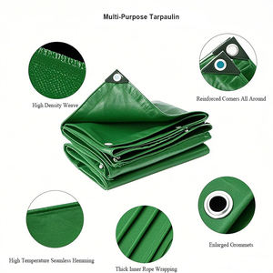 Bâche sur Mesure Usine 9x11 pour Rideaux de Volaille, Bâche Enduite PVC Imperméable et Antistatique pour Élevages et Poulaillers - Product Image 2