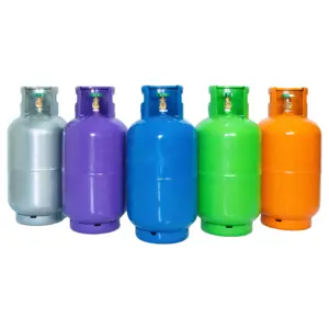 Wholesale Privatte Label Low pressure 15kg gas cylinder tank portable size for cooking use