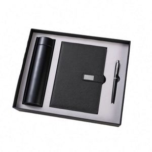 Juego de Cuadernos Premium A3 A4 A5 2025 con Cubierta de Cuero PU, Bolígrafo y Taza, Logotipo Personalizado, Regalo Empresarial - Product Image 1