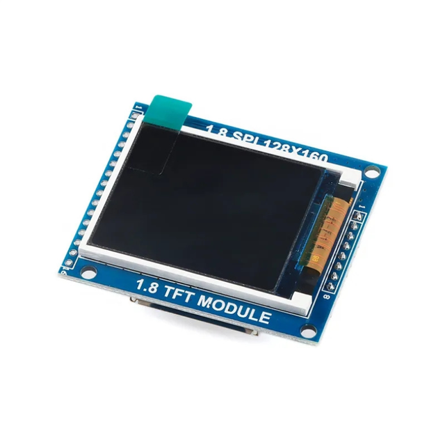 1.8 inch TFT module SPI serial LCD display 4 IO required for PCB base plate