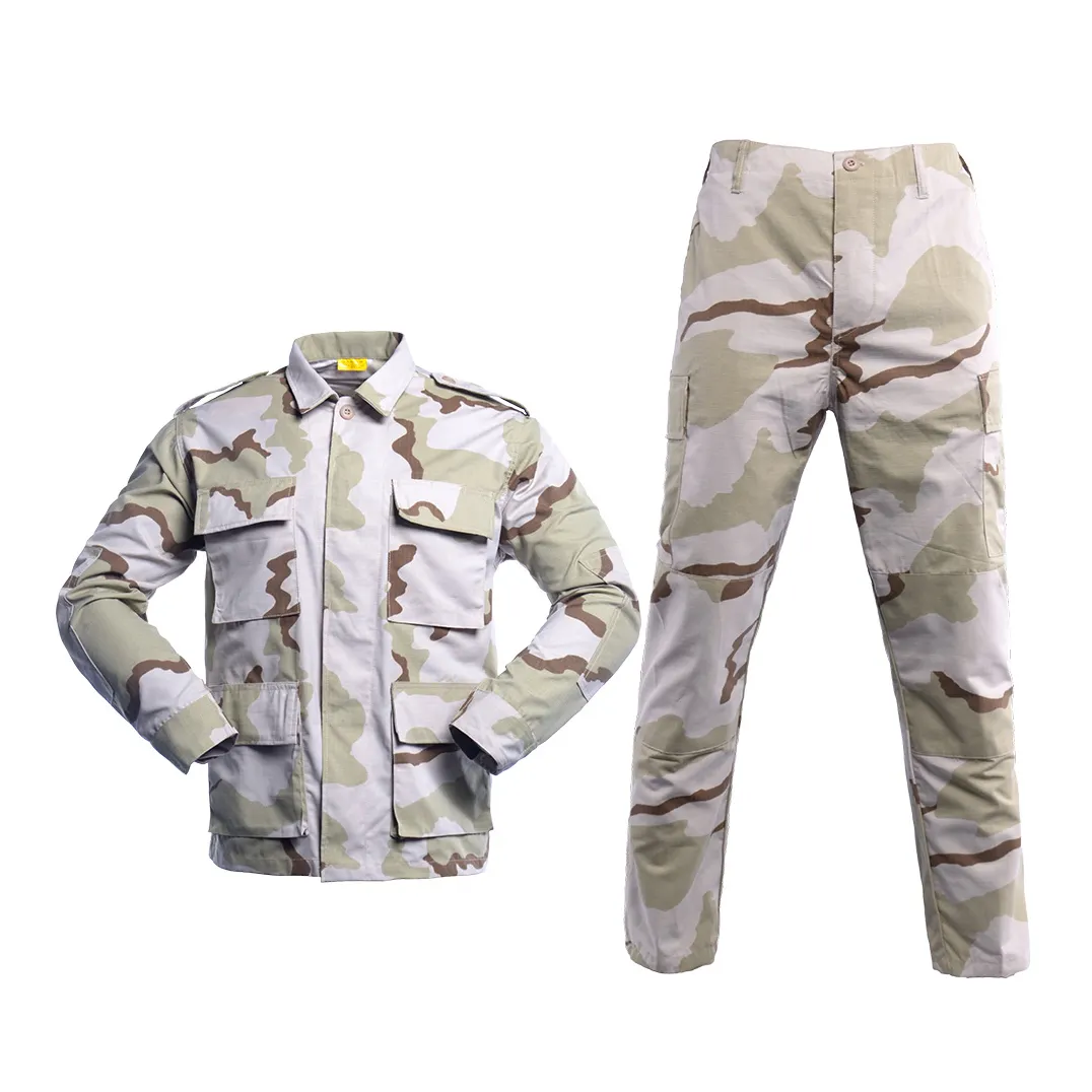 Bdu Desert 3 Kleuren Camouflage Tactische Uniformen