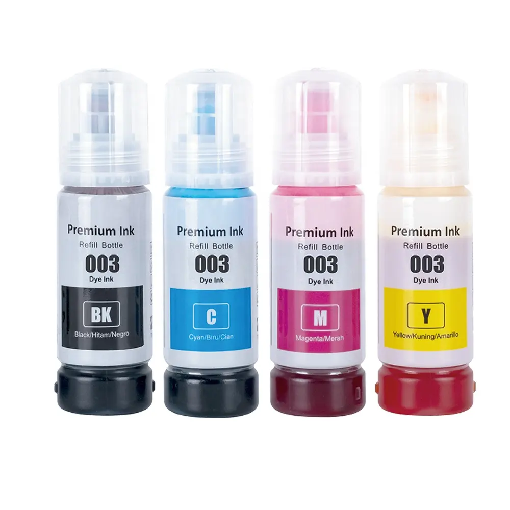 INK-TANK EP003 003 Tinta de recarga de tinte a base de agua compatible para impresora de inyección de tinta Epson L3110 L3150 L3115 L3116 L3151 L3152 L4150