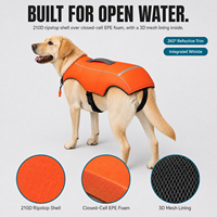 Gilet de sauvetage personnalisé haute visibilité pour chien, sac à dos flottant pour animal de compagnie, gilet de natation réfléchissant avec sangles réglables