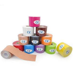 5cm * 5m multicolore kinésiologie bande pour <span class=keywords><strong>visage</strong></span> poignet coton hyposensible <span class=keywords><strong>Kinesio</strong></span> bande athlétique Sport élastique K bande rouleau en vrac - Product Image 3