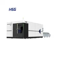 HSG IPG 12KW 20kw เครื่องตัดไฟเบอร์เลเซอร์สำหรับการตัดด้วยพลังงานสูงสแตนเลส3000*1500มม. พื้นที่ตัดระบบควบคุม HSG