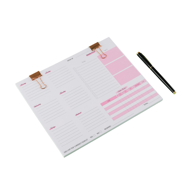 Custom Durable Softring Binding Weekly Planners and Notebooks