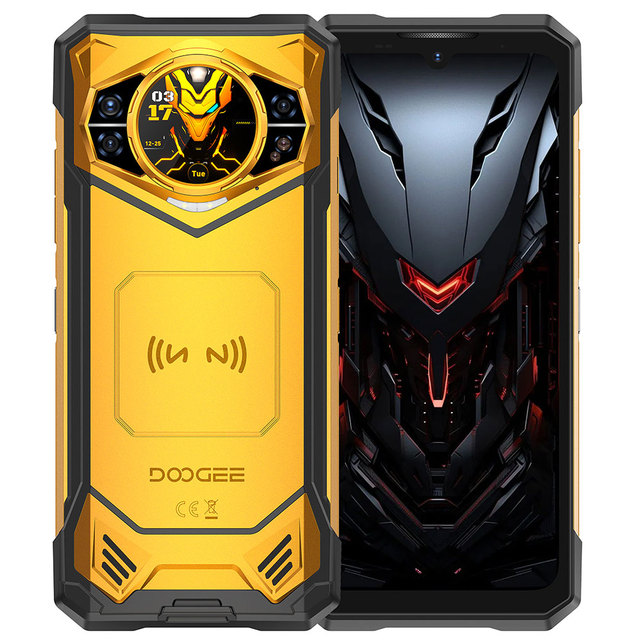 S200X 5G Rugged Smartphone IP68 Water Resistant 108MP Camera Night Vision 10100mAh Battery 1.32Inch Rear Display Android 16 12GB