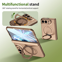 Funda Magnética con Soporte Giratorio de 360° y Cristal Frontal Mate para iPhone 18 Fold Ultra