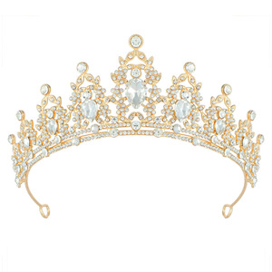 <span class=keywords><strong>Diamant</strong></span> Accessoire Filles Diadèmes Alliage Coloré Étincelant Pageant Couronne De Luxe Cristal Diadème - Product Image 3