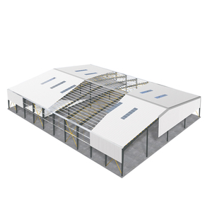 โครงสร้างเหล็กชุบสังกะสี อาคารโครงสร้างเหล็กพีบี โรงเก็บของโครงสร้างเหล็ก ชิ้นส่วนประกอบที่ทนทานต่อสภาพอากาศ - Product Image 1