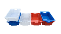 Bacs de rangement en plastique légers, empilables et emboîtables - Conteneurs écologiques et recyclables pour la logistique