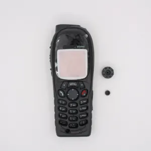 0104023J22 ด้านหน้าชุดเคสพร้อมปุ่มกดสําหรับ Motorola MTH800 MTH650 วิทยุซ่อมฝาครอบด้านหน้า