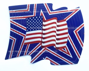 Laser cắt ngoài trời 3D gió Spinner-đa màu USA cờ - Product Image 2