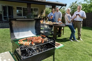 Parrilla de barbacoa al aire libre, estufa de acampada de carbón, parrilla de fuego para campamento, chef - Product Image 3