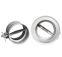 Amortisseur de volume motorisé rond pour ventilation CVC pour conduit d'air