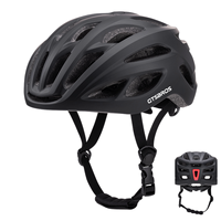 Adulte Hommes Femmes Montagne Route Vélo Vélo Casque de Cyclisme avec Feu Arrière