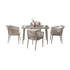 Sillas de Mimbre de Ratán de Diseño Moderno para Comedor al Aire Libre, Silla de Restaurante, Silla de Jardín, Silla de Patio, Asiento para Villa - Product Image 6