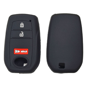 Silicone cao cấp chìa khóa xe trường hợp 2 + 1 nút điều khiển từ xa pin bao gồm cho TOYOTA Sequoia Tundra tacoma <span class=keywords><strong>Key</strong></span> Bìa phụ kiện - Product Image 6