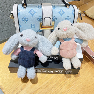 Promotion : Jouets en peluche, breloques pour sacs, pendentifs, poupées, lapins en peluche en gros, porte-clés en peluche, jouets, porte-clés lapin à longues oreilles mignon - Product Image 4