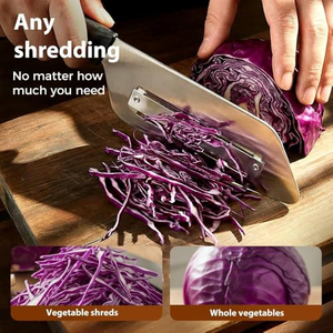 Cabbage <b>Kitchen</b> Knife Stainless Steel Dual Blades Peeling <b>Tool</b> <b>Kitchen</b> Vegetable Fruit Cutter Slicer Chopper Household <b>Gadgets</b> - Product Image 2