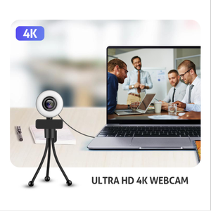 Webcam USB 4K2K con Sensore CMOS da 5 Megapixel, Luce di Ricarica e Funzione di Abbellimento del Viso - Product Image 3