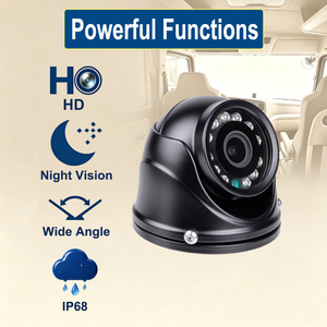 Caméra externe compacte AHD 720P pour <span class=keywords><strong>voiture</strong></span>, 12 LED IR, vision nocturne, étanche IP, boîtier métallique pour <span class=keywords><strong>surveillance</strong></span> universelle des véhicules - Product Image 4
