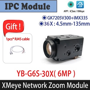 Xmeye 6MP 4x/<span class=keywords><strong>10x</strong></span>/36x <span class=keywords><strong>Zoom</strong></span> AF mạng tích hợp IPC mô-đun máy ảnh Hội Đồng Quản trị không có wifi - Product Image 5