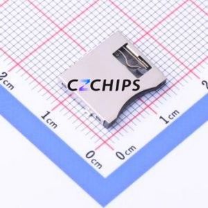 HYCW110-TF10-180B SD Card / Memory Card Connector SMD Connector Plug-In Type MicroSD Card (TF Card) Card Holder With - Product Image 1