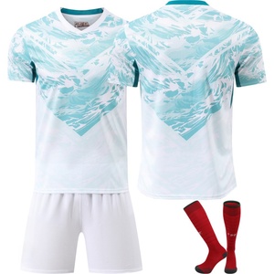 Camisetas de Fútbol Personalizadas OEM ODM 2026, Uniformes de Equipo al por Mayor, Logotipo y <span class=keywords><strong>Número</strong></span> Personalizados, Impresión Digital, Poliéster Transpirable - Product Image 5