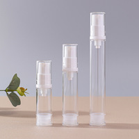Flacons cosmétiques vides de 5 ml, 10 ml, 15 ml pour échantillons, crèmes pour le visage et les yeux, gels hydratants, flacons à pompe sans air, flacons pulvérisateurs