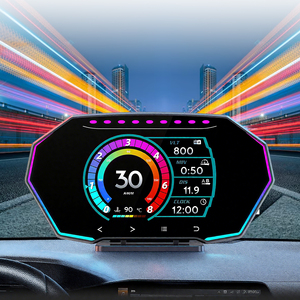 2025 mới nhất HUD cho xe ô tô-Kỹ thuật số Đồng hồ tốc độ F11 GPS với thời gian thực dầu Temp tốc độ dữ liệu, dễ dàng cài đặt OBD2 đầu lên màn hình - Product Image 2