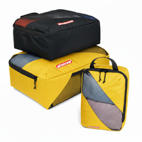 Vente en gros Ensemble 3 pièces léger et respirant Cube d'emballage de créateur Organisateur d'accessoires de voyage