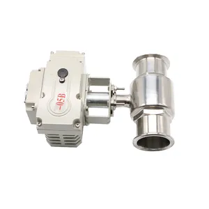 2 Inch Modulating/On Off Type Stainless Steel Ss304 Ss316l Electric Ball Valve Tri Clamp Sanitary 2 Way Motorized Ball Valves