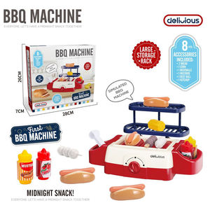 Juego de Juguetes de Barbacoa de Plástico para Niños con Efectos de Sonido y Luz, Juego de Roles, Habilidades Sociales, Motricidad Fina, STEAM, Regalo Educativo Preescolar - Product Image 4