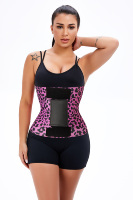 3 Couleurs Imprimé Léopard Ladies Cincher Slimming Sport Girdle Weight Loss Shaperwear Waist Trainer