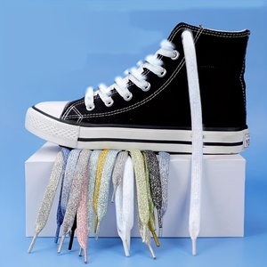 Diseño de cordones brillantes Venta al por mayor Paquete de cordones de zapatos de colores Caja de cordones para cordones - Product Image 2