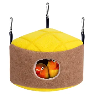 Winter Warm Bird Nest House Perch Parrot House Bed Hammock Tent Bird Cage Perch Grey Eclectus Parakeet Cockatiel Lovebird