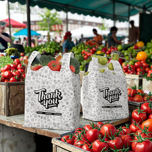 Custom Printed PP T-shirt Shopping <b>Bags</b> Reusable <b>Foldable</b> Non-Woven Eco-Friendly And Recyclable For Packaging Promotion - Product Image 1