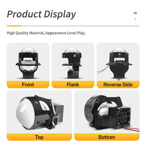ไฟหน้าโปรเจคเตอร์ Bi LED ขนาด 3.0 นิ้ว สว่างพิเศษ กำลังสูง พร้อมไฟตัดหมอกสีฟ้า สำหรับ Golf Accord C Class GS แรงดันไฟฟ้า 12V - Product Image 3