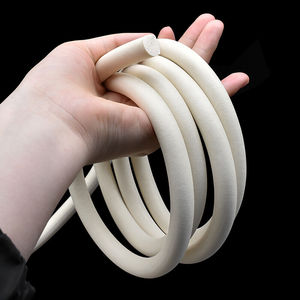 Striscia di Guarnizione in Gomma Siliconica Bianca, Corda Rotonda 1-25mm, Barra Spugnosa Resistente alle Alte Temperature per Porte di Armadi e Uso Industriale - Product Image 4